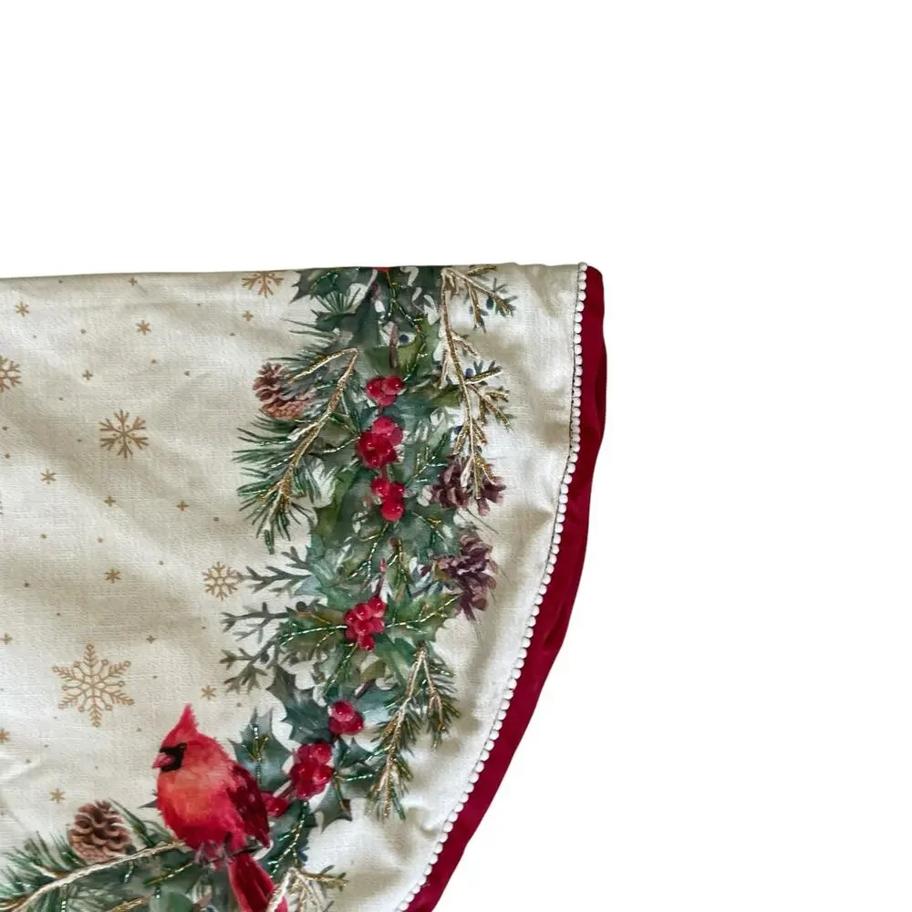 Nicole Miller Christmas Tree Skirt 52